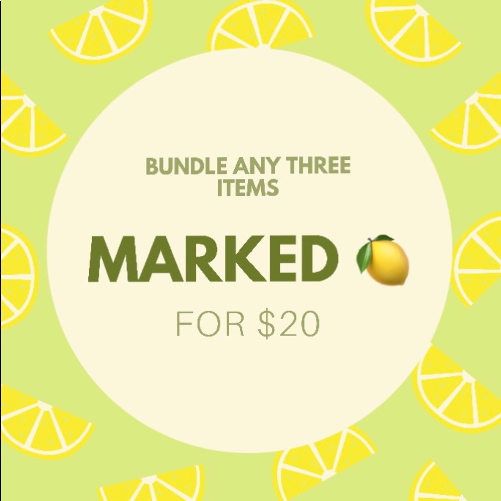 3 items for $20!